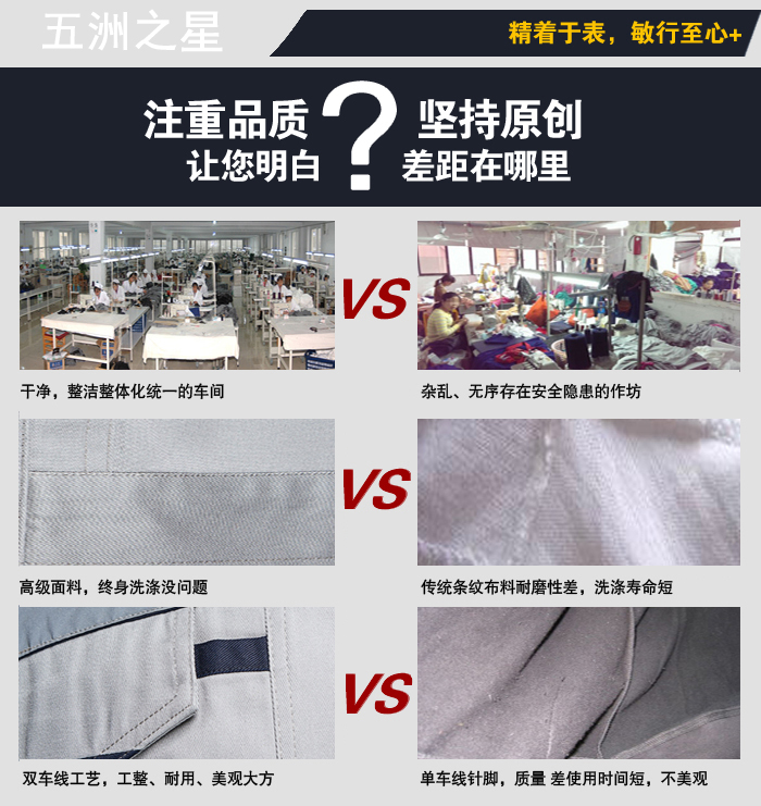 五洲之星工作服定做信息